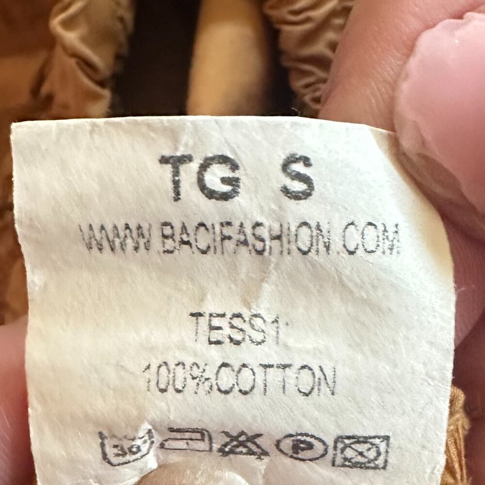 Amici By Baci Elastic Drawstring Pouch Pocket Pan… - image 5